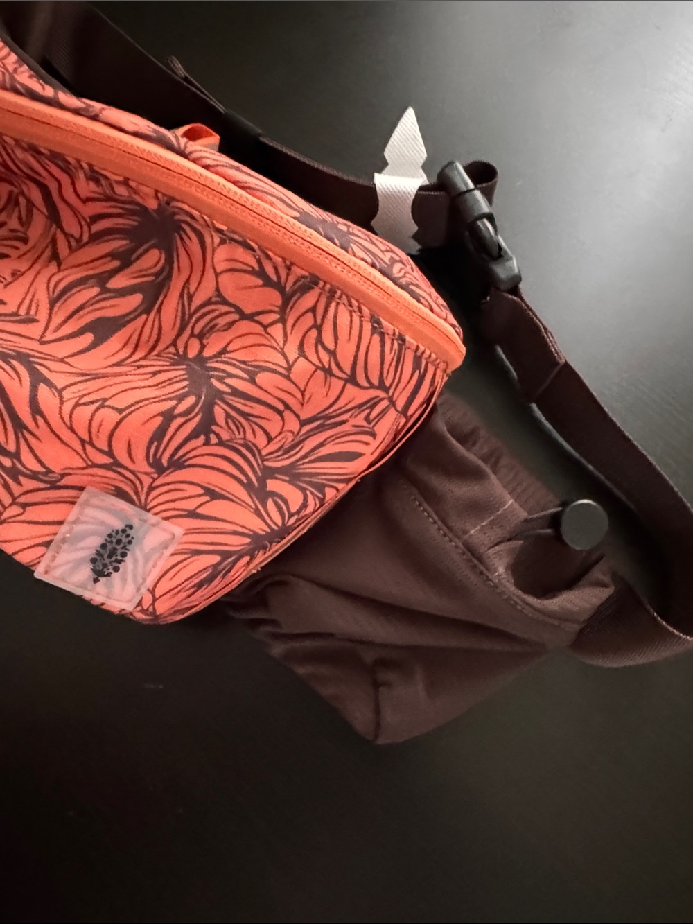 Free People Movement The Happy Camper Sling Bag Coral Floral Fanny Pack - NEW - Picture 5 of 10